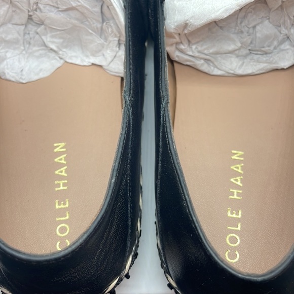 Cole Haan Leather Cloudfeel Knotted Espadrille 7.5 - Picture 12 of 12